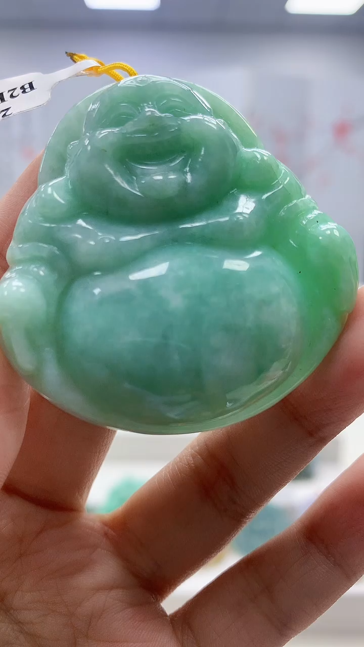 定制翡翠未镶嵌4812xx-毛货挂件23