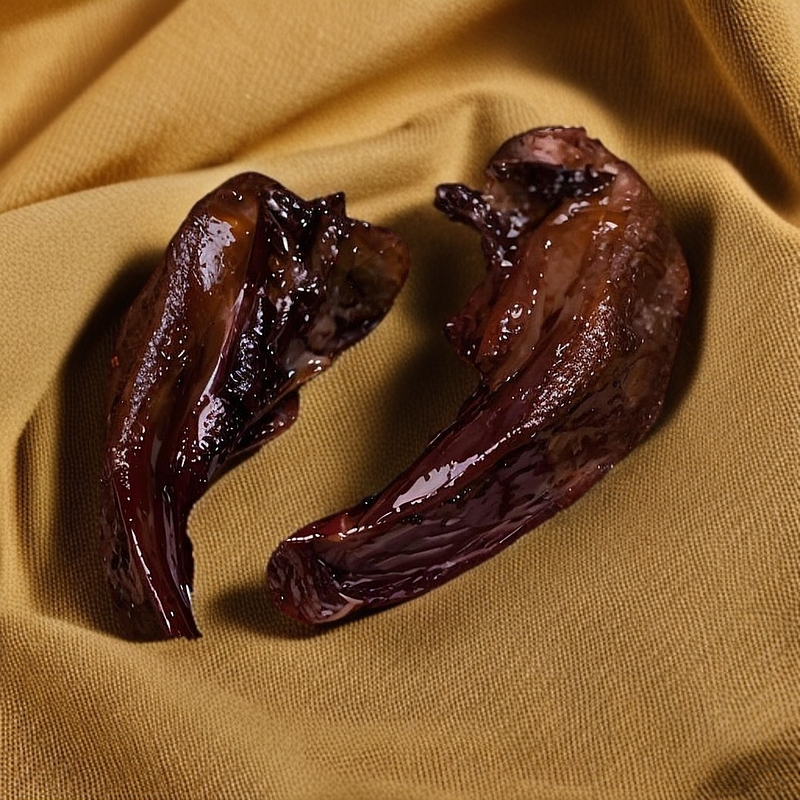 重庆姜家黑猪腊猪肝腊猪心舌腊猪尾巴根柏树柴火烟熏新鲜肉熏制