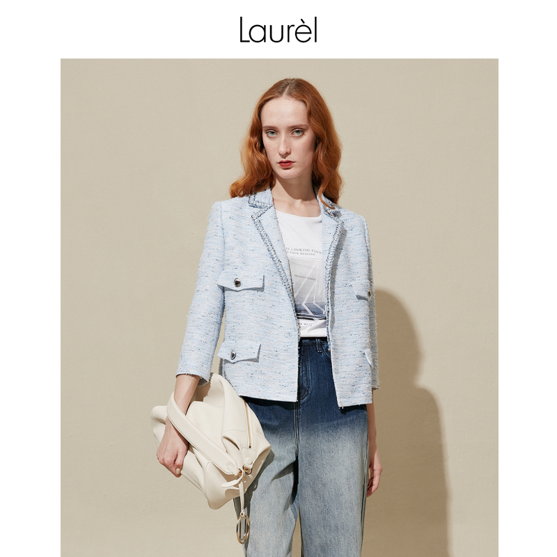 【丽公主专享】Laurel小香风短款西装外套LWD346T10600