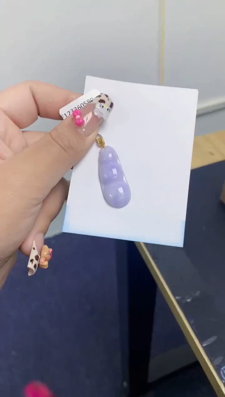 【闪购商品】翡翠颈饰18K金镶嵌36天然A货翡翠