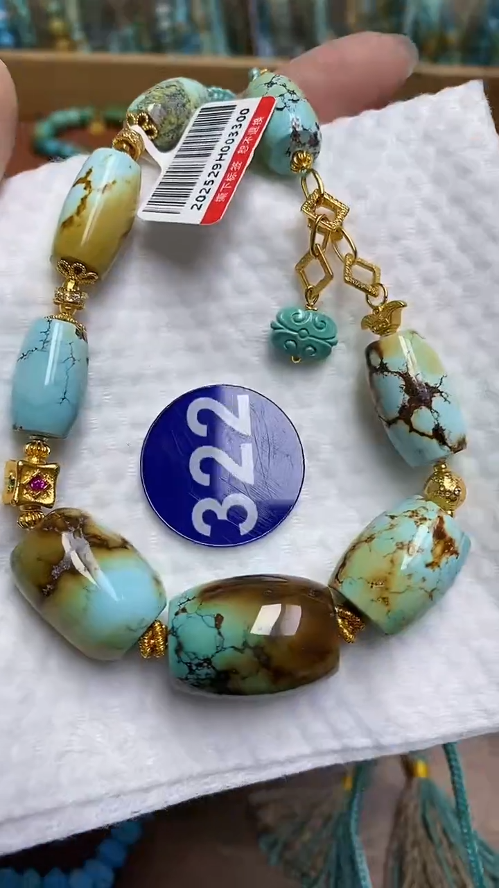 【闪购商品】绿松石项链银S925镶嵌322