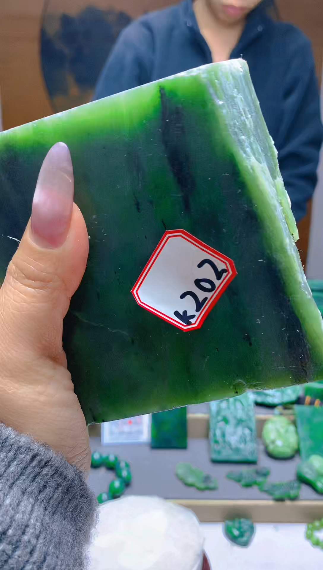 【闪购商品】和田玉（碧玉）珠宝半成品未镶嵌1