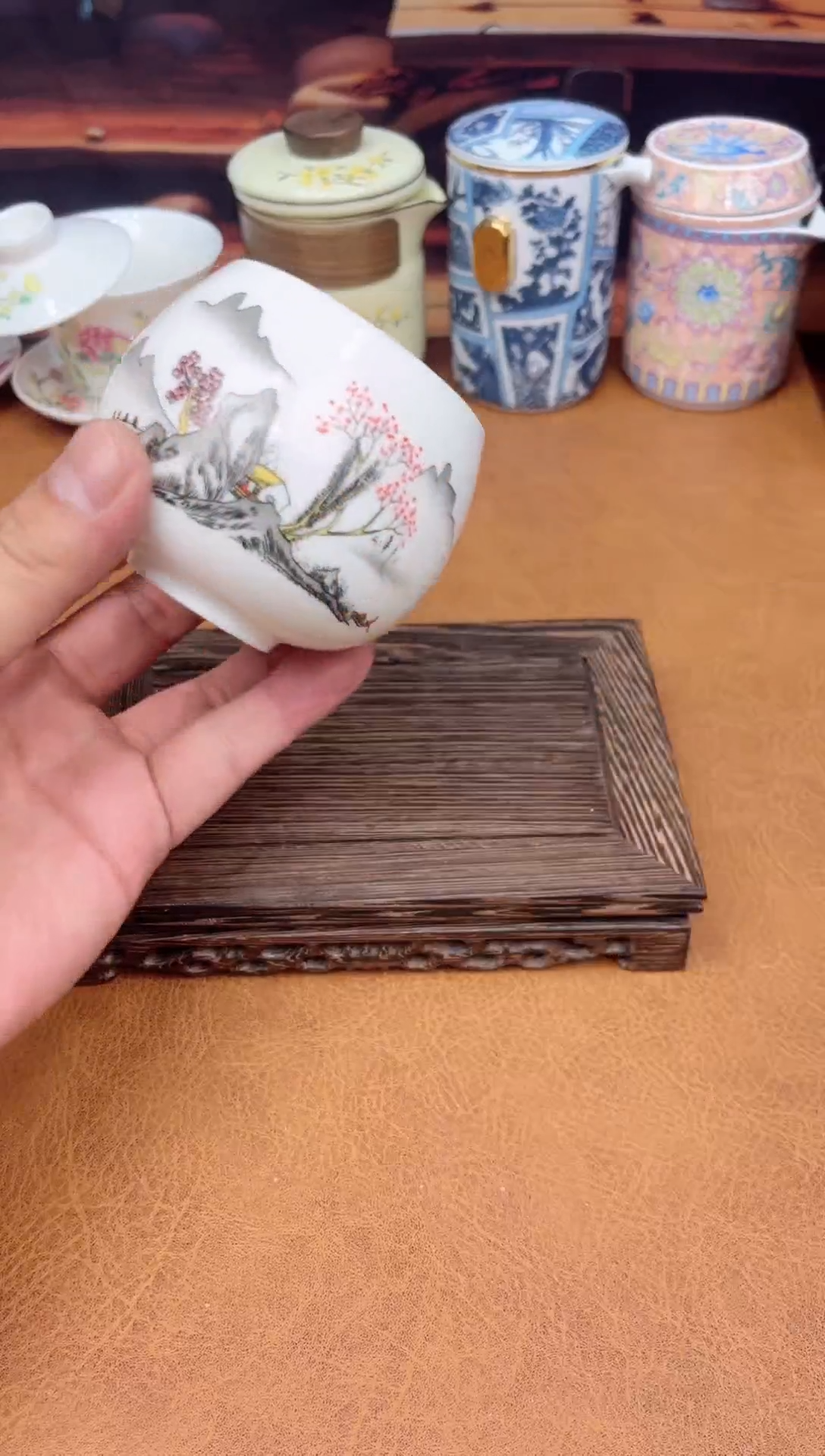 【闪购商品】陶瓷茶具摆件茶叶罐