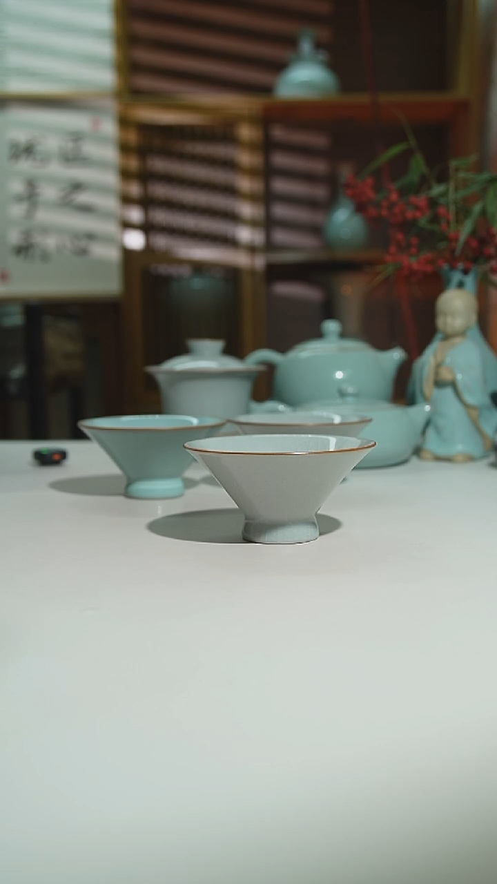 运圈月白支钉斗笠二级
