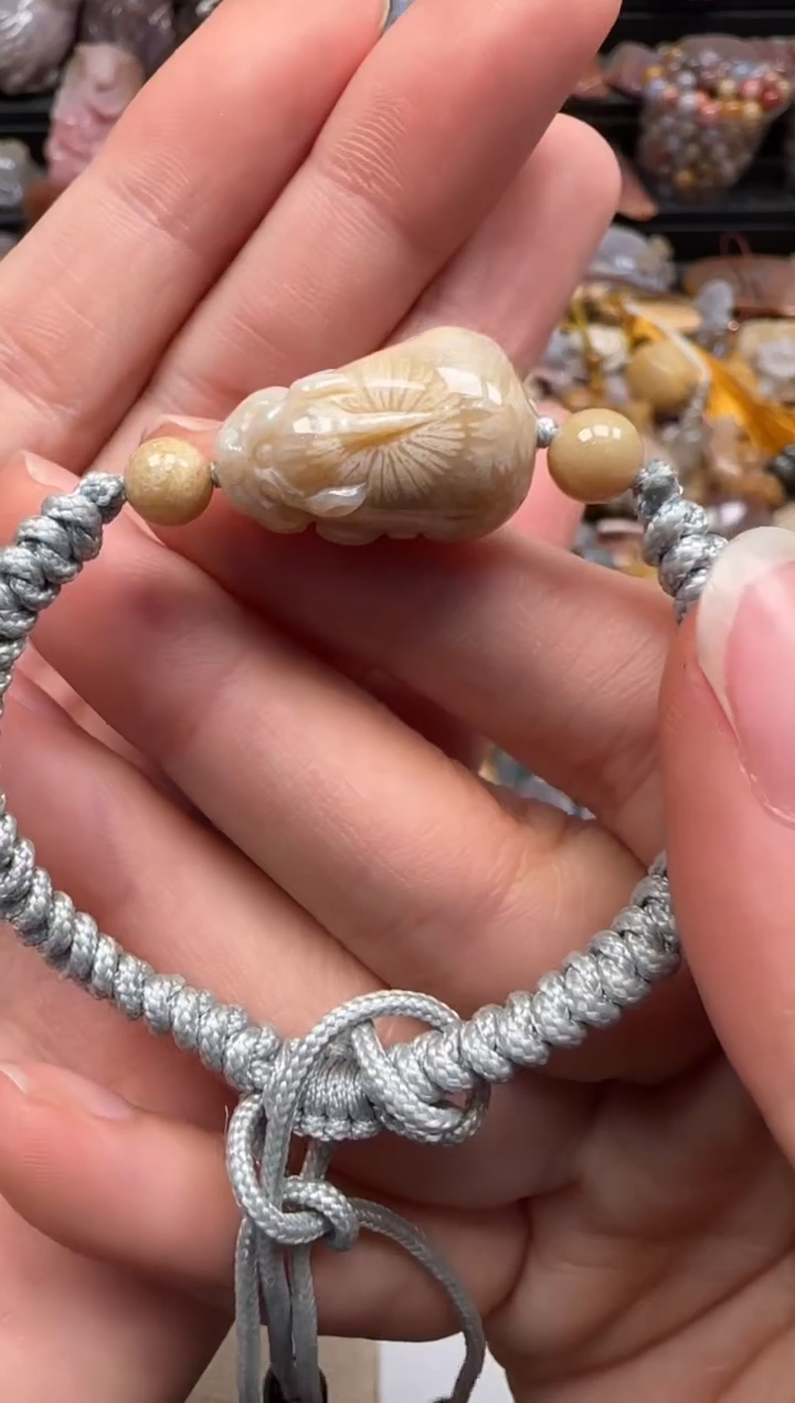 【闪购商品】硅化珊瑚（珊瑚玉）颈饰未镶嵌498