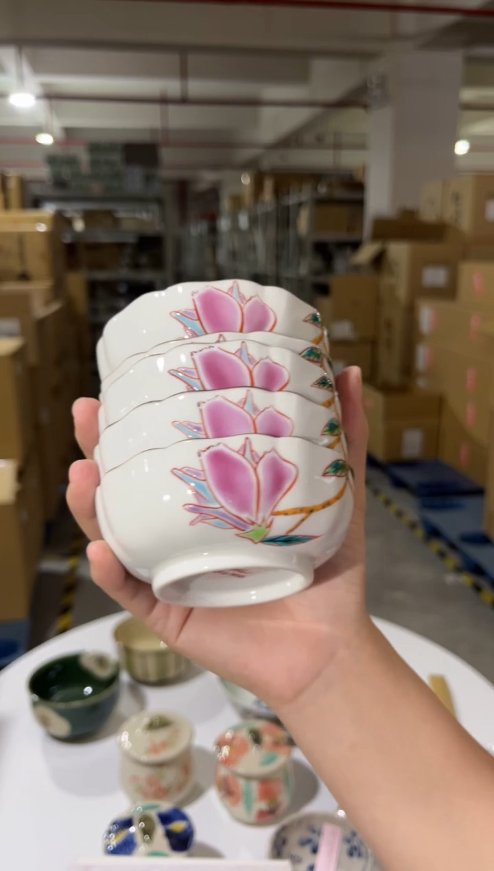 瓷片陶制碗5件套