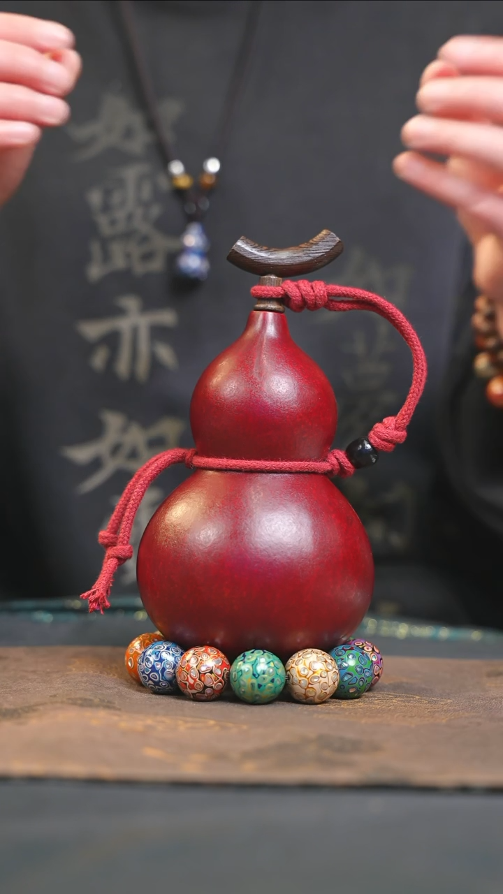 【闪购商品】YS140大漆酒葫芦不包手串及旋转底座