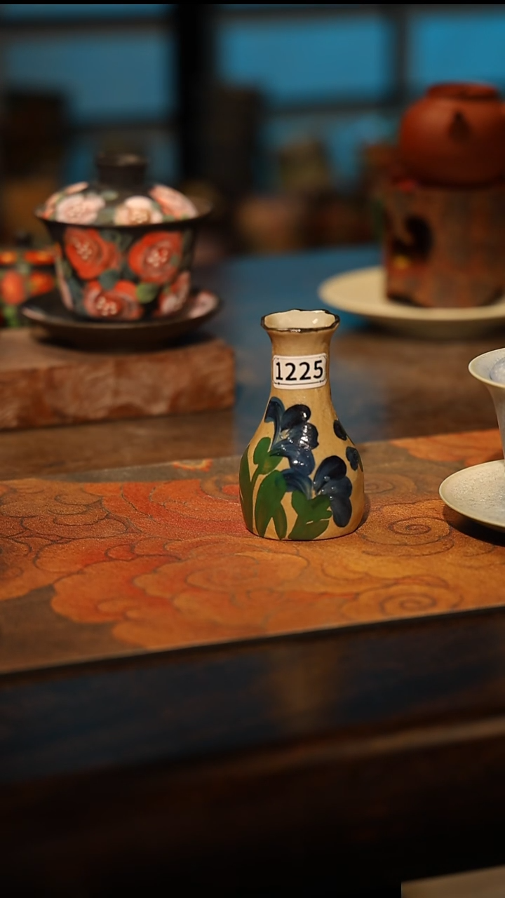 陶瓷景德镇高温釉下彩手工手绘款式@A1225@