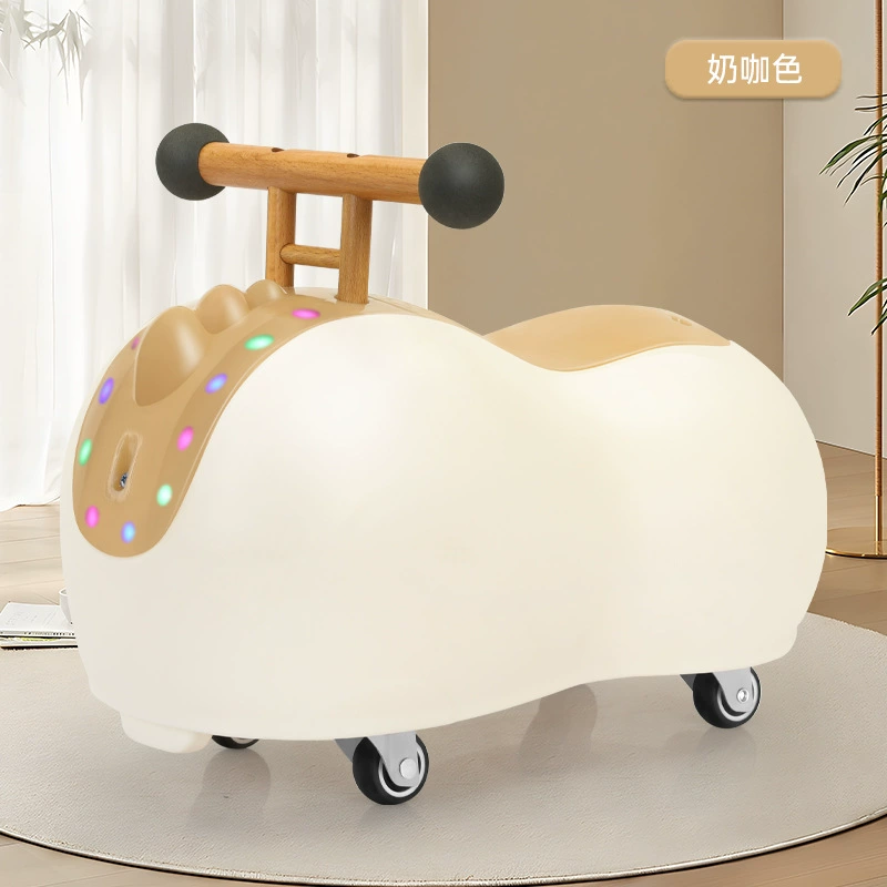 儿童高端花生扭扭车带音乐
