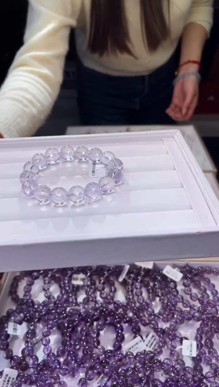 【闪购商品】水晶/未镶嵌48号珠宝水晶手串/多样性发一