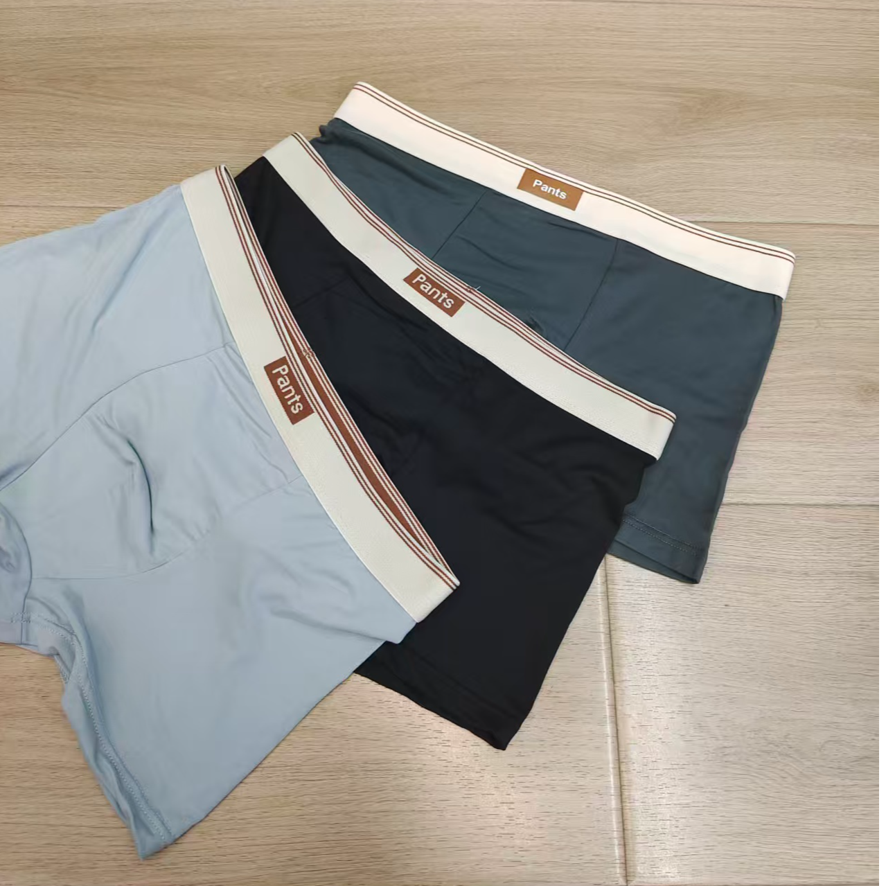 aBL滨莉家【912】时尚舒适透气字母运动男士平角裤