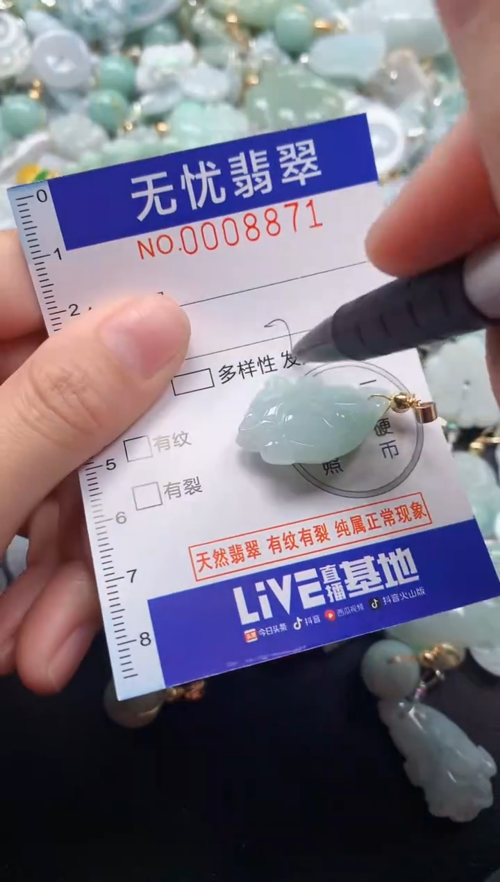 颈饰未镶嵌翡翠8871