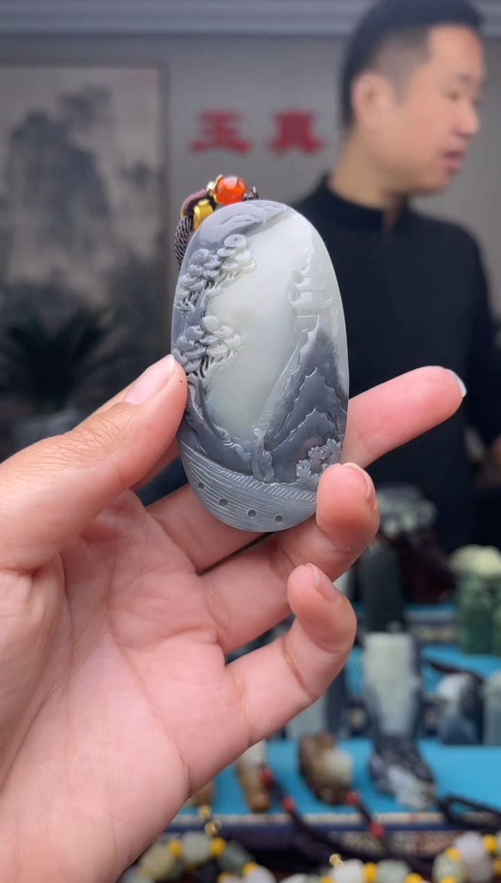 未镶嵌和田玉挂件1