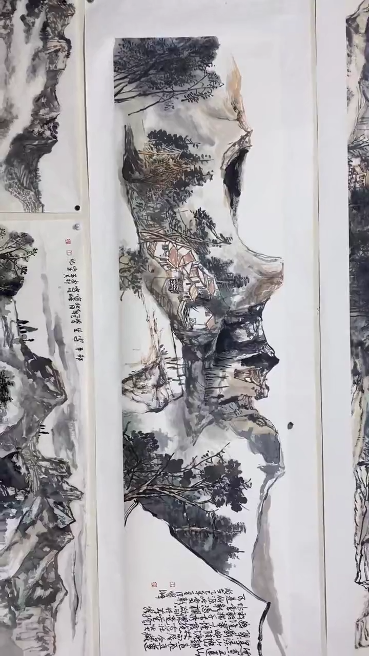 国画半*茶王宝峰美术作品