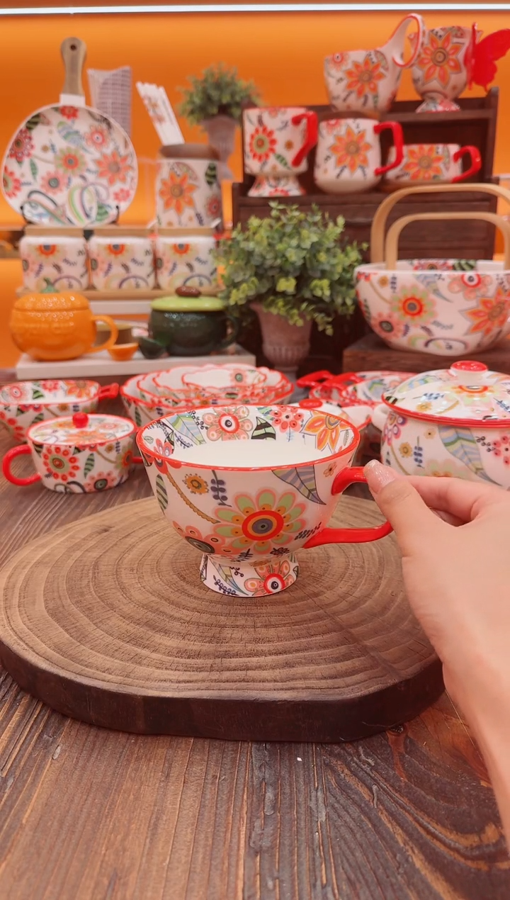 罐景德镇陶瓷餐具碗碟盘子