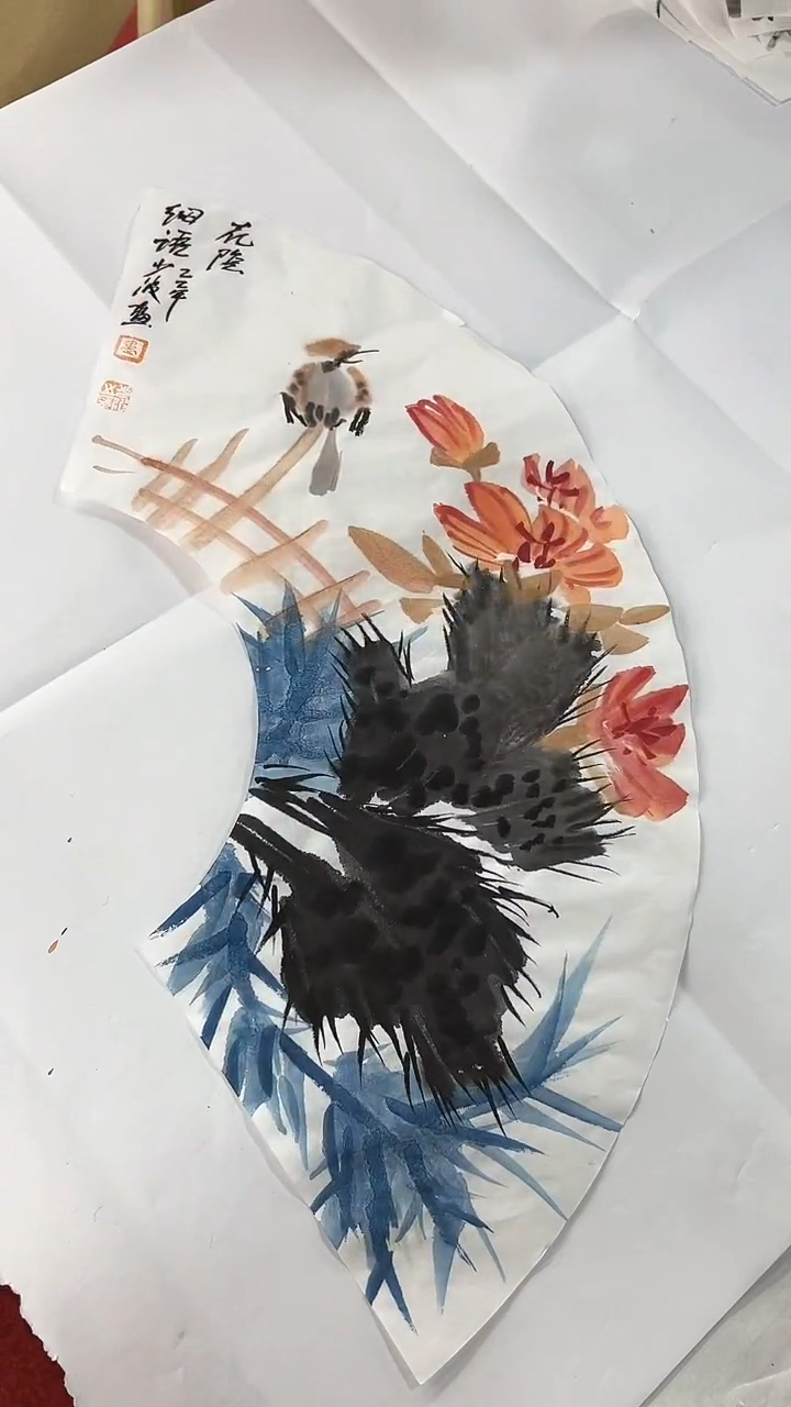 国画直播福利/国画/花鸟