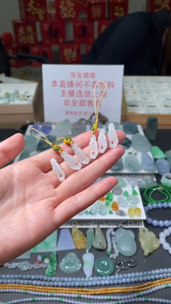 翡翠未镶嵌颈饰|挂件其它多样性发其一A1|