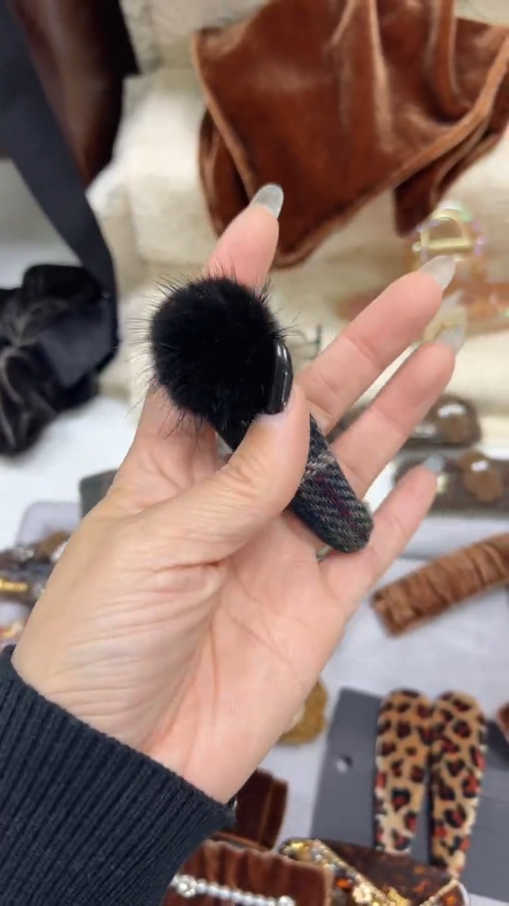 非金属布艺简约发饰