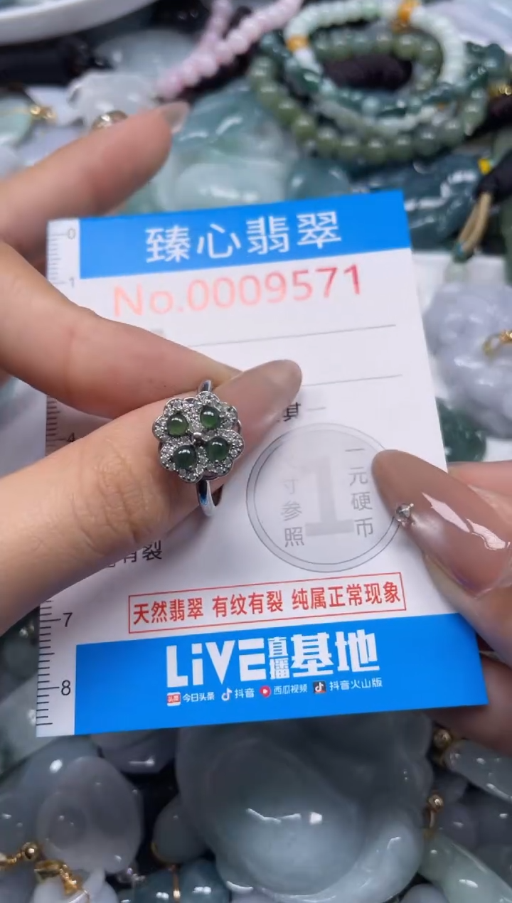 颈饰未镶嵌翡翠9571