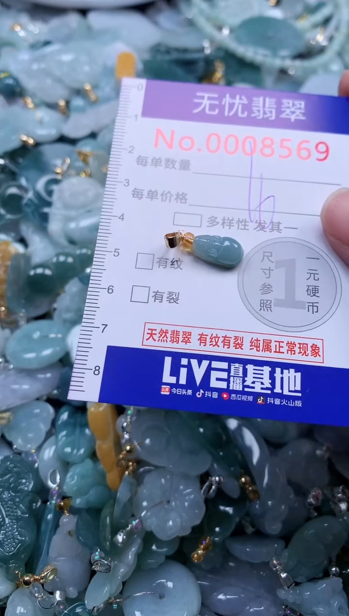 颈饰未镶嵌翡翠8569