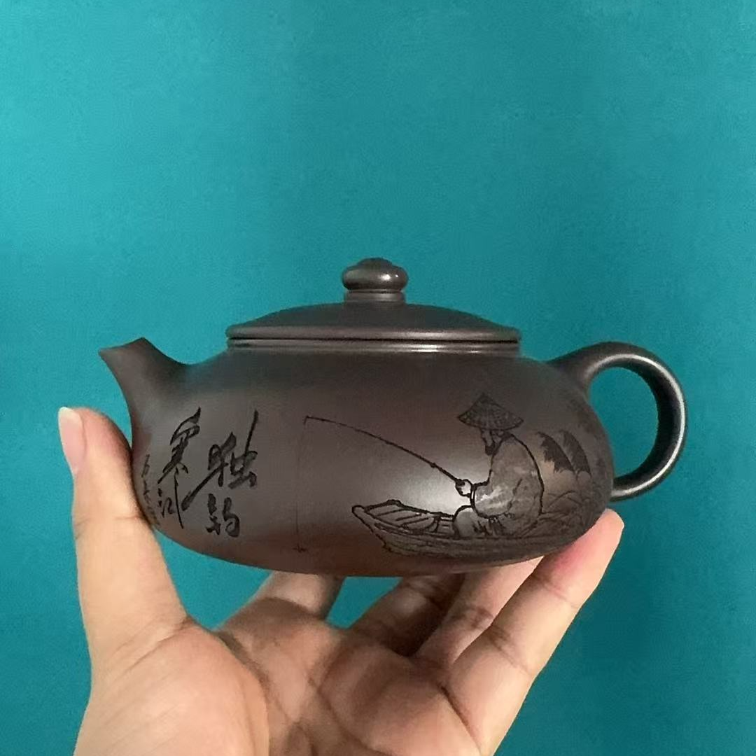 李传荣百目紫泥独钓寒江350CC