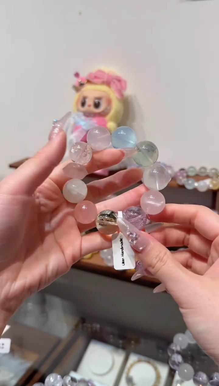 水晶手串未镶嵌）拍4单发一串 拍1单发单珠 多样性发货