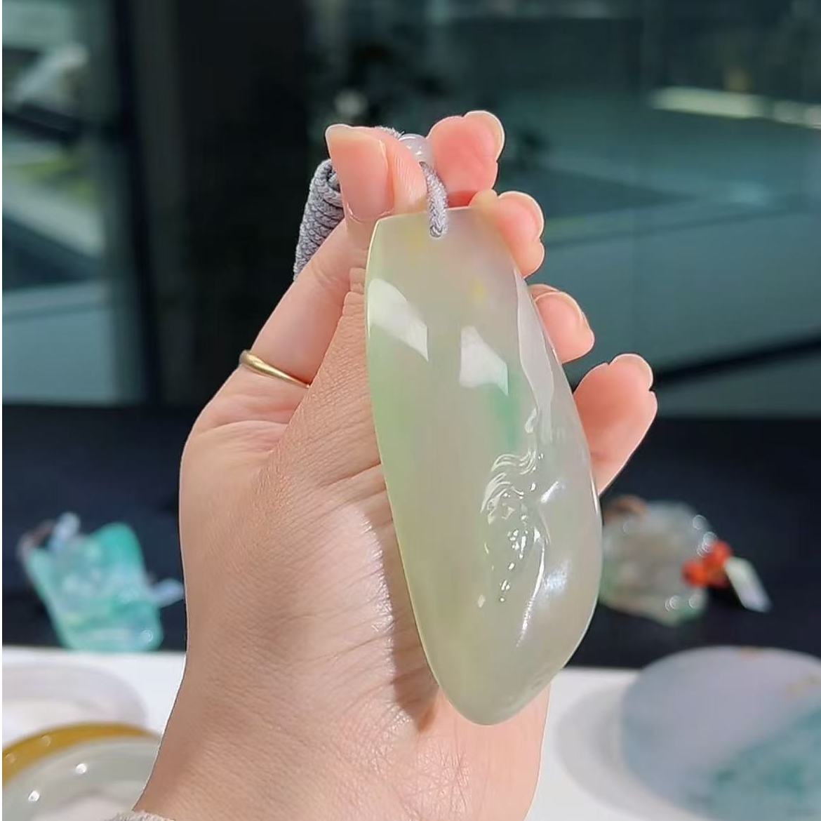 【庄家翡翠】挂件未镶嵌