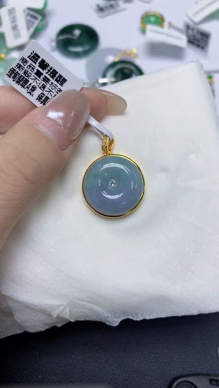 颈饰未镶嵌翡翠天然缅甸翡翠A货多样性发一件