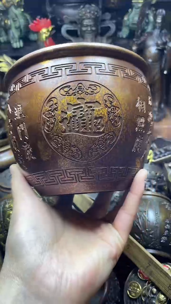 闪购链接，点击下单，有运费险，铜摆件