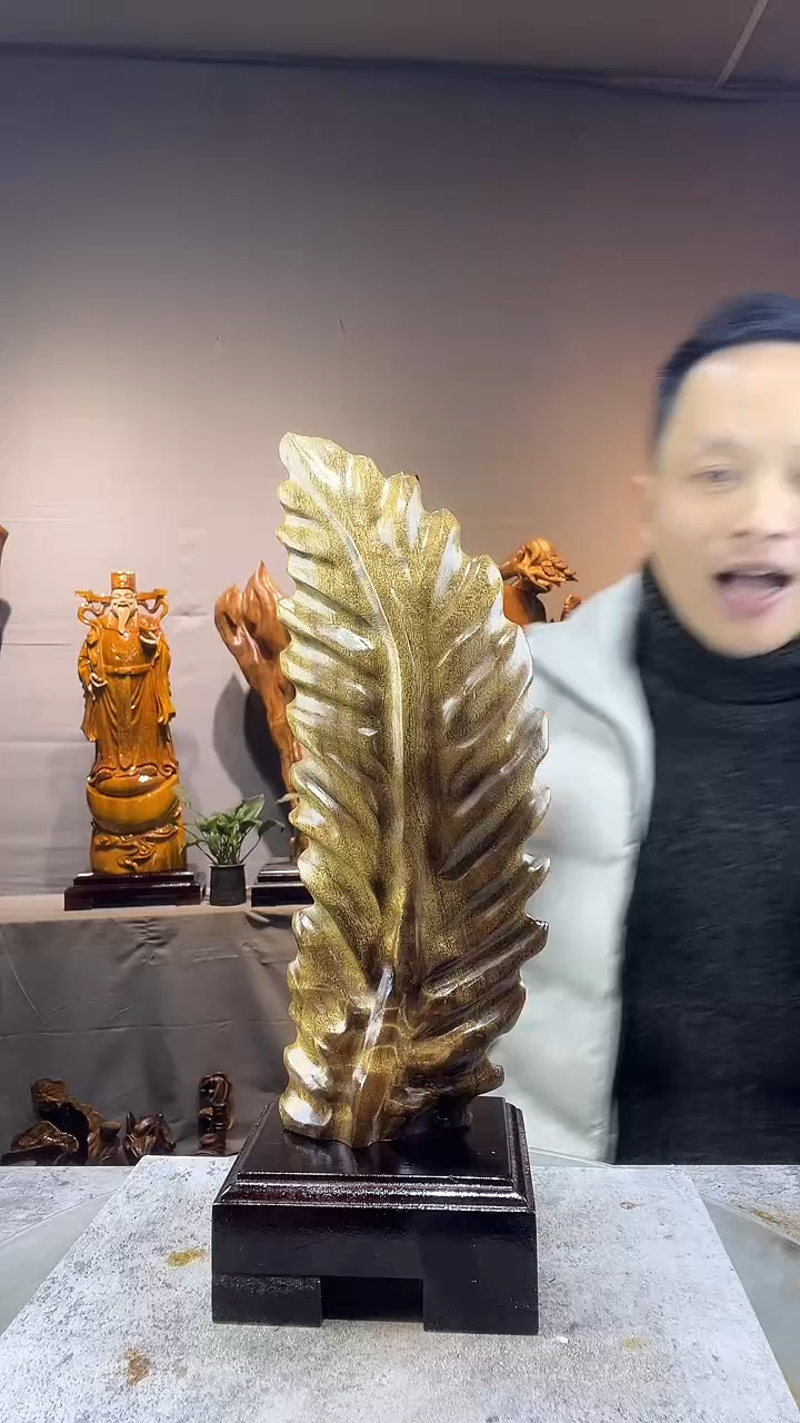 金丝楠龙*小叶桢楠随行摆件3
