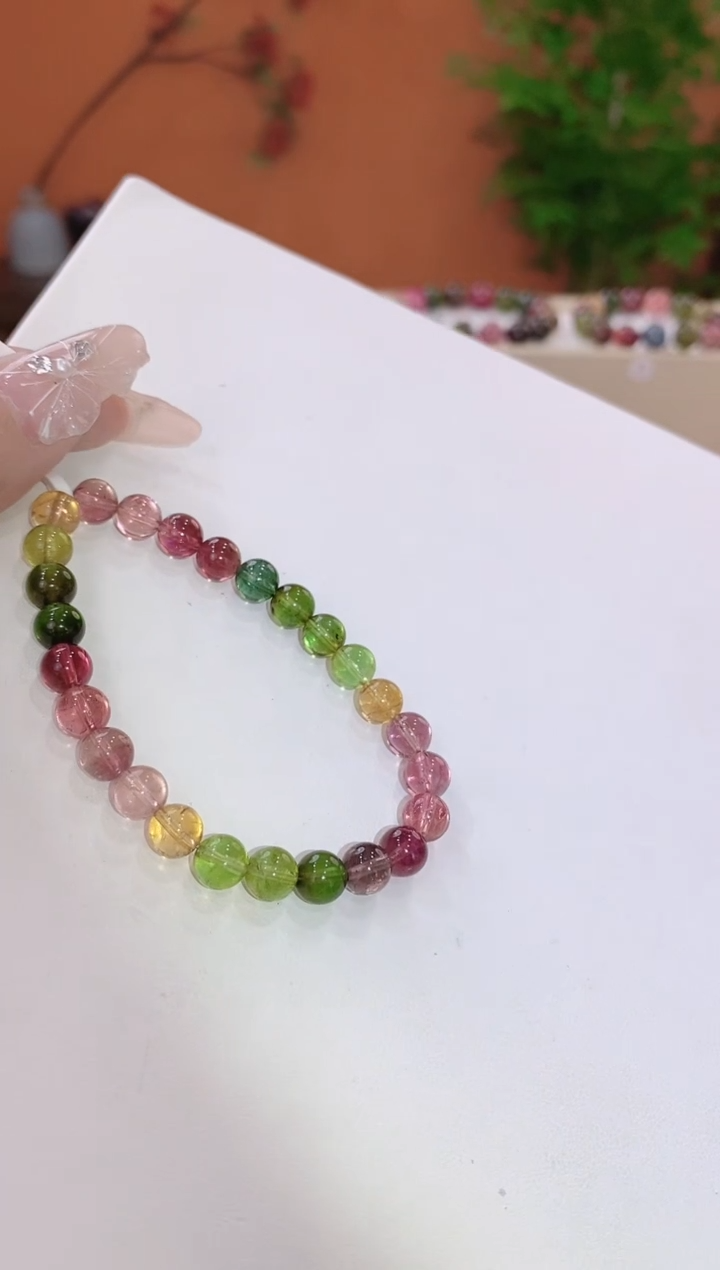 【闪购商品】碧玺手链未镶嵌碧玺手链6*多样性发货一件