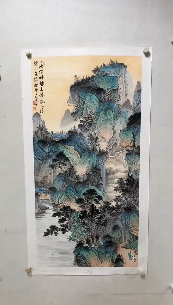 【闪购商品】绘画47山水(红)   周卡  8平尺