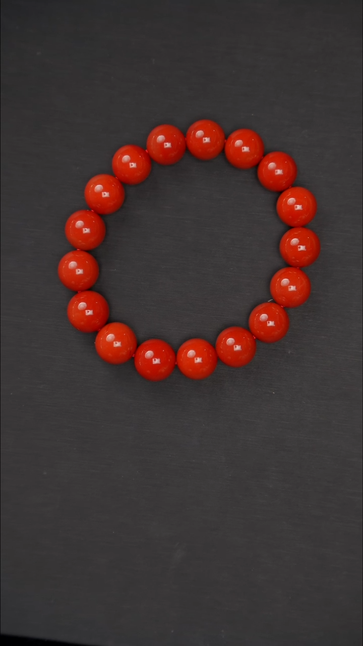 未镶嵌手串南红玛瑙手串