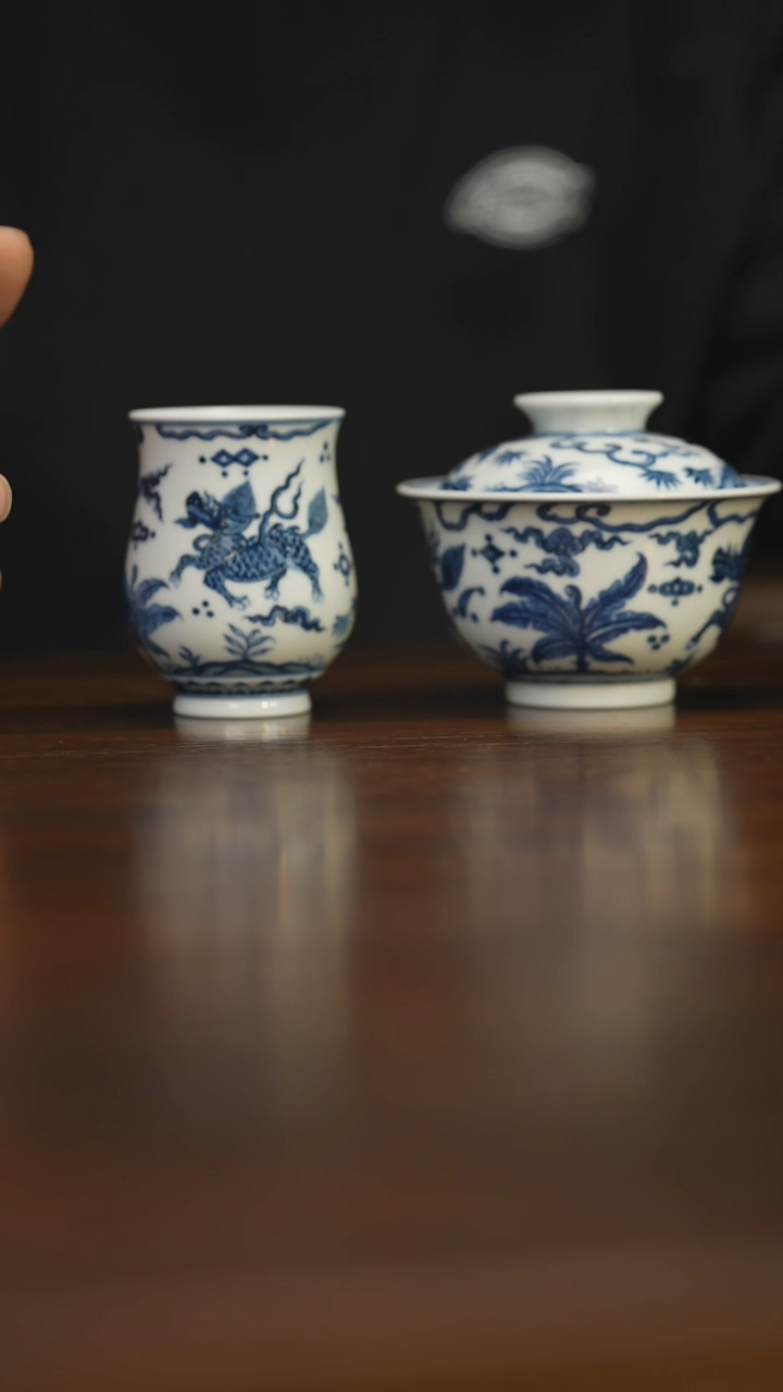 【闪购商品】杯柴窑青花破价福利