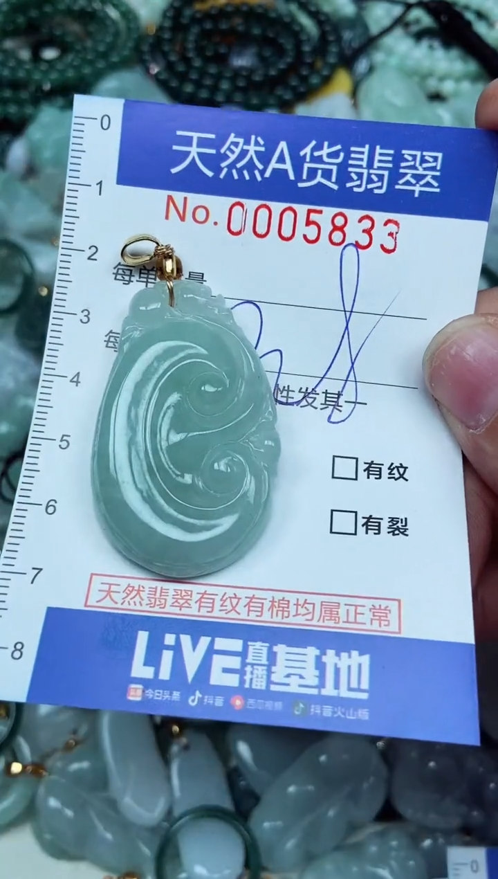 翡翠未镶嵌吊坠(不含链)翡翠