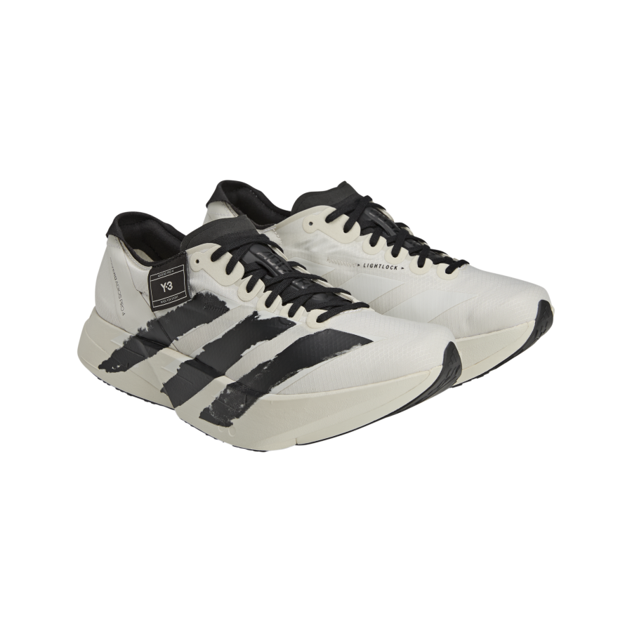 Y-3/Y-3（53-JR6656）ADIOS PRO 4 灰白色缓震跑鞋