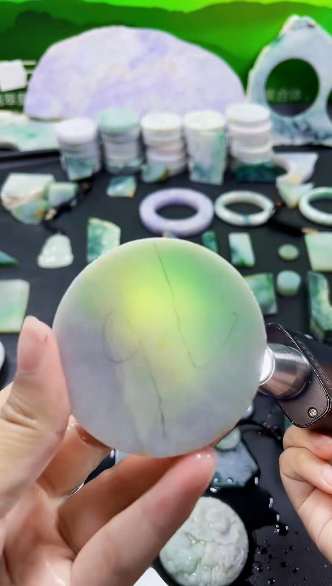 颈饰未镶嵌翡翠新店开业大优惠123