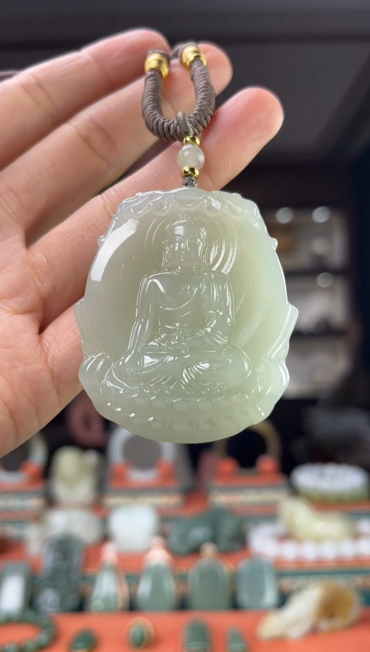 【闪购商品】和田玉颈饰未镶嵌佩佩羊 猴