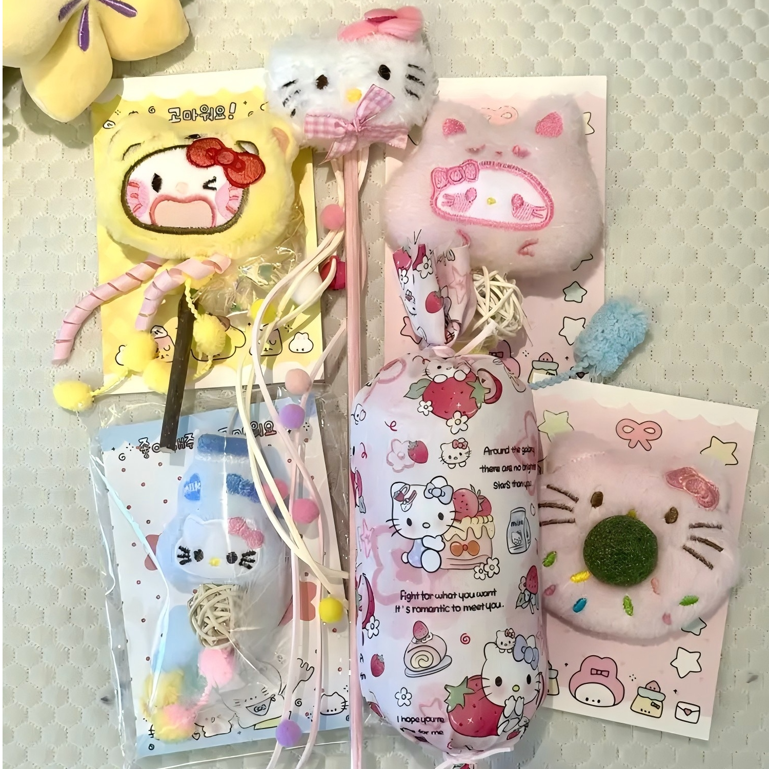 【固定组合】全kt猫咪玩具组合6样功能性齐全部分颜色随机发货