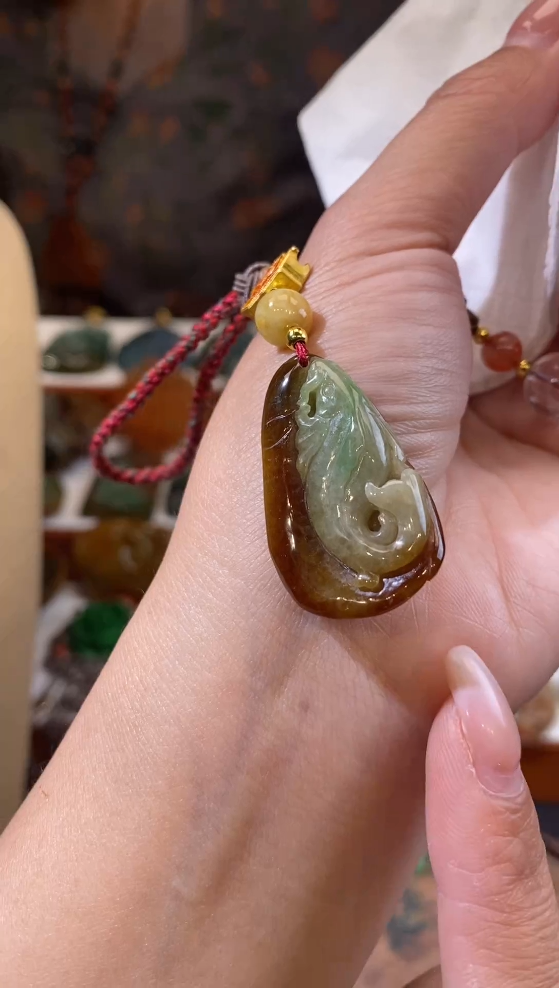 翡翠未镶嵌吊坠(不含链)挂件