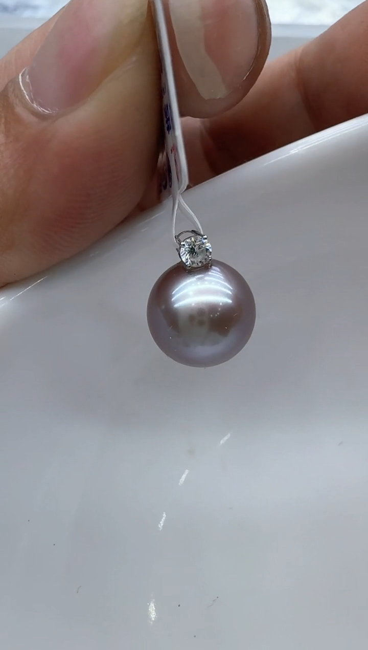 【闪购商品】淡水珍珠颈饰18K金镶嵌清货