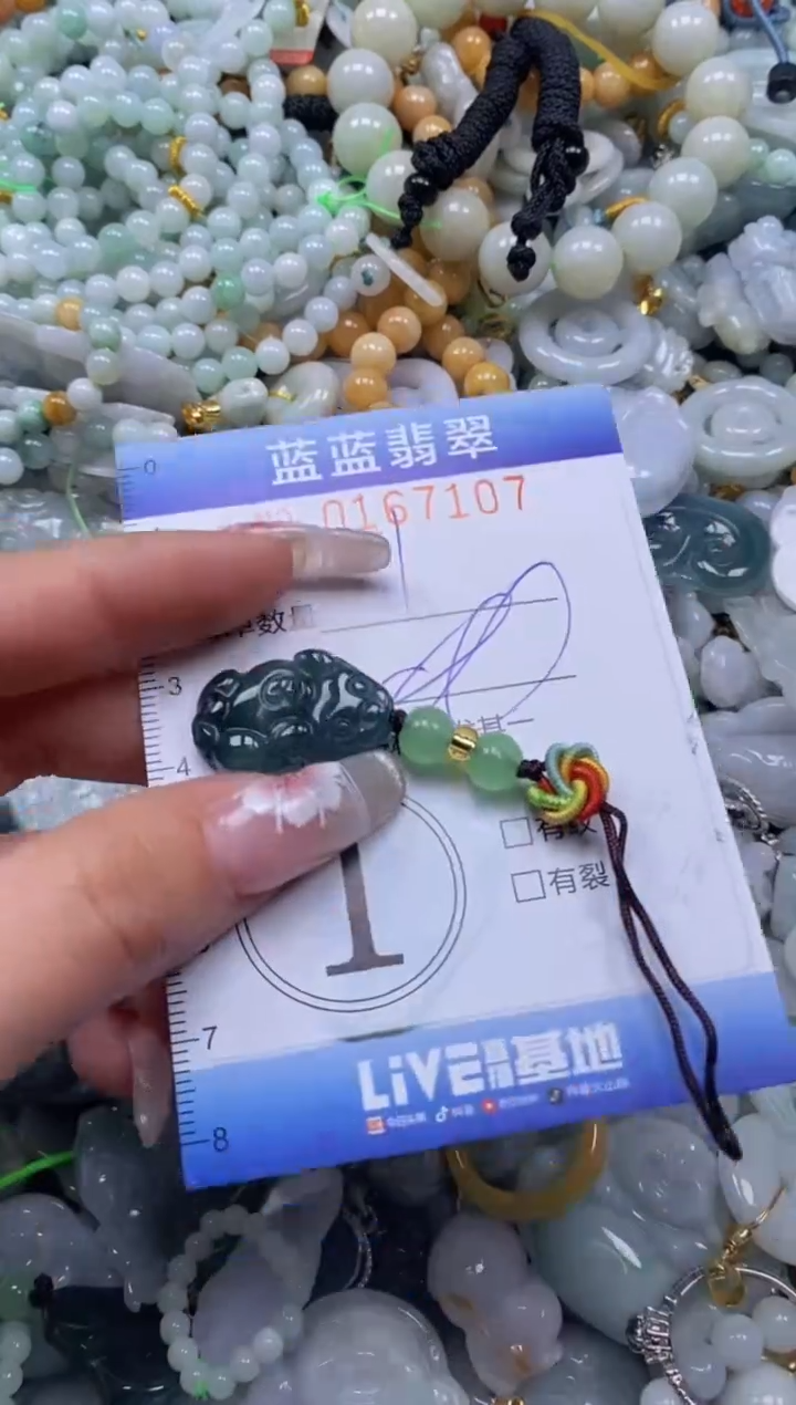 【闪购商品】翡翠颈饰未镶嵌闪购0167107多样性发其一