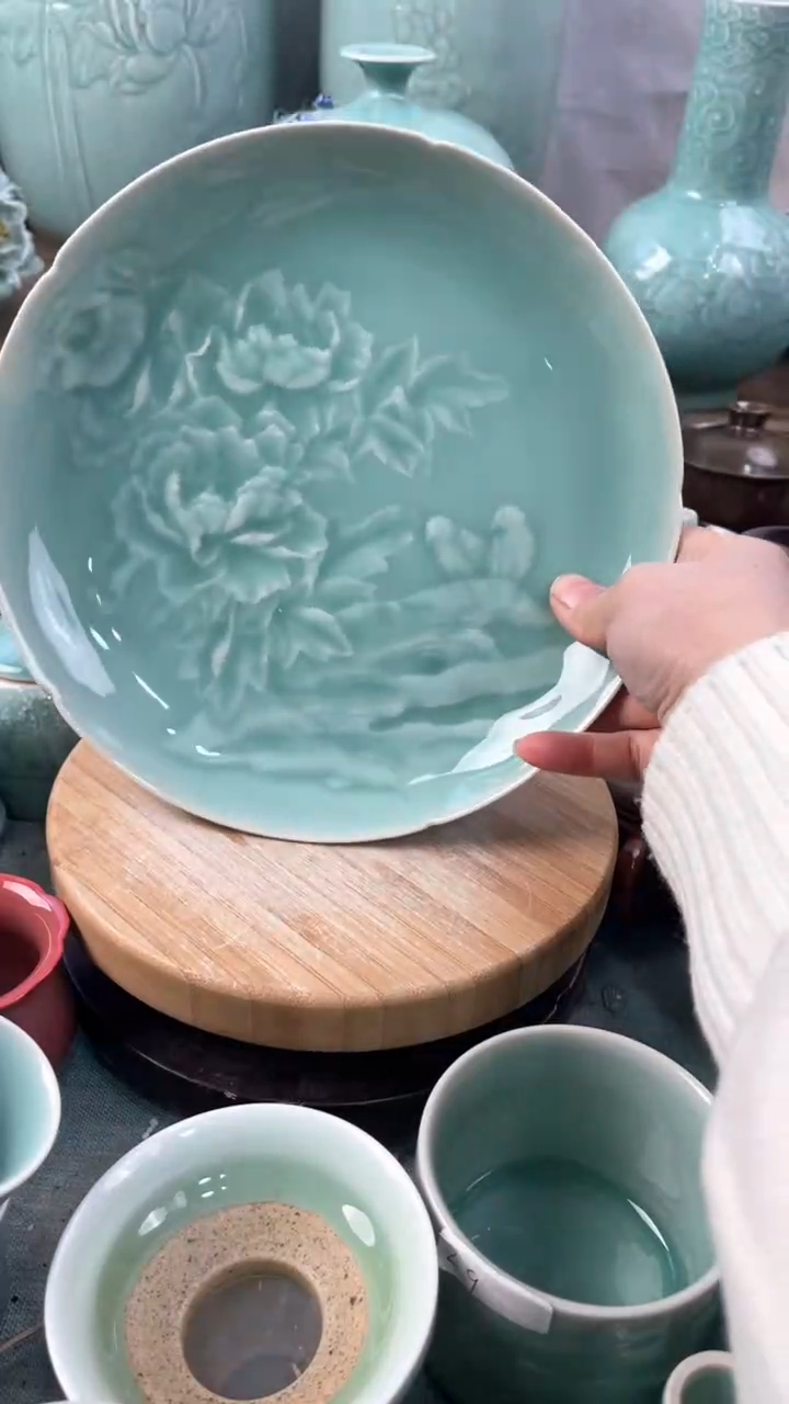 【闪购商品】特价 微瑕 慧仙青瓷