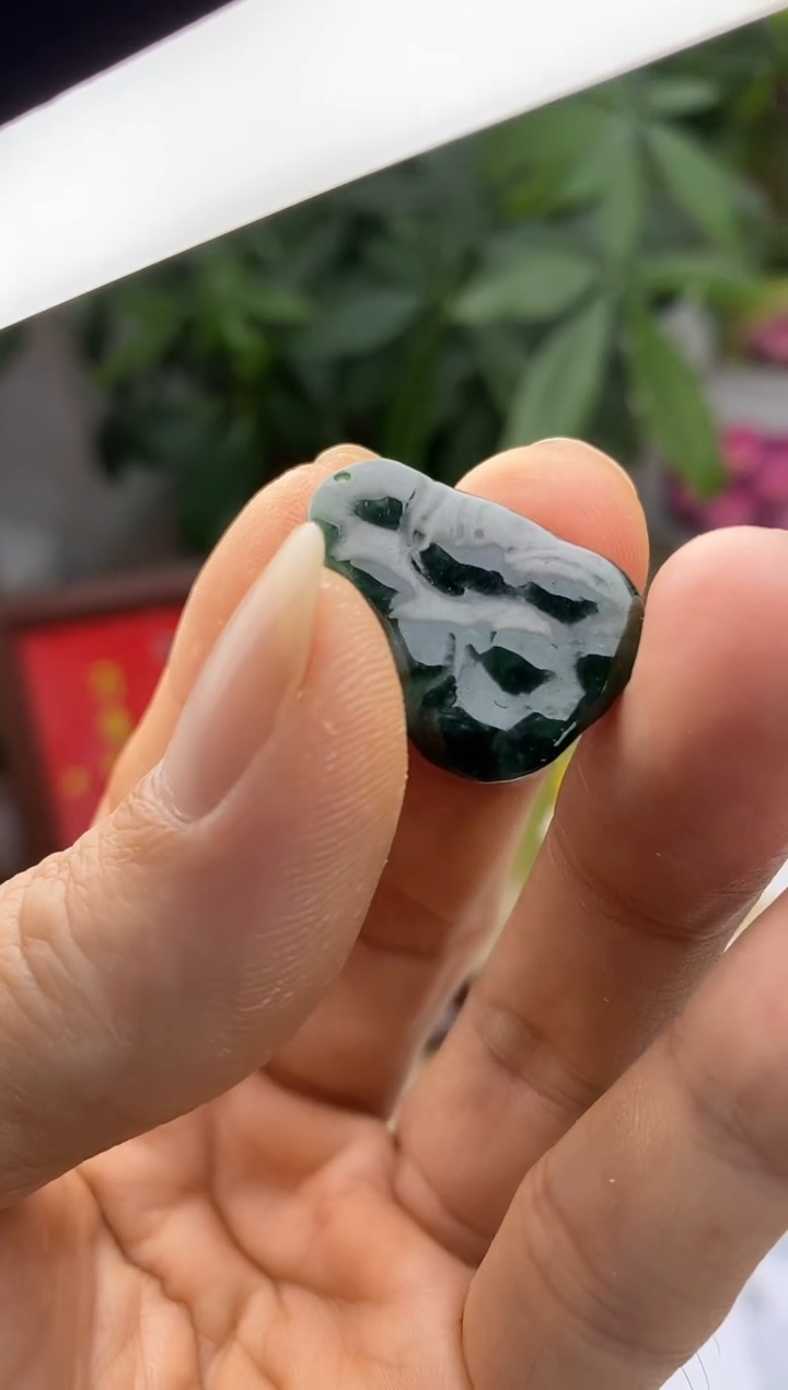 颈饰未镶嵌翡翠加****天天然缅甸翡翠A货34