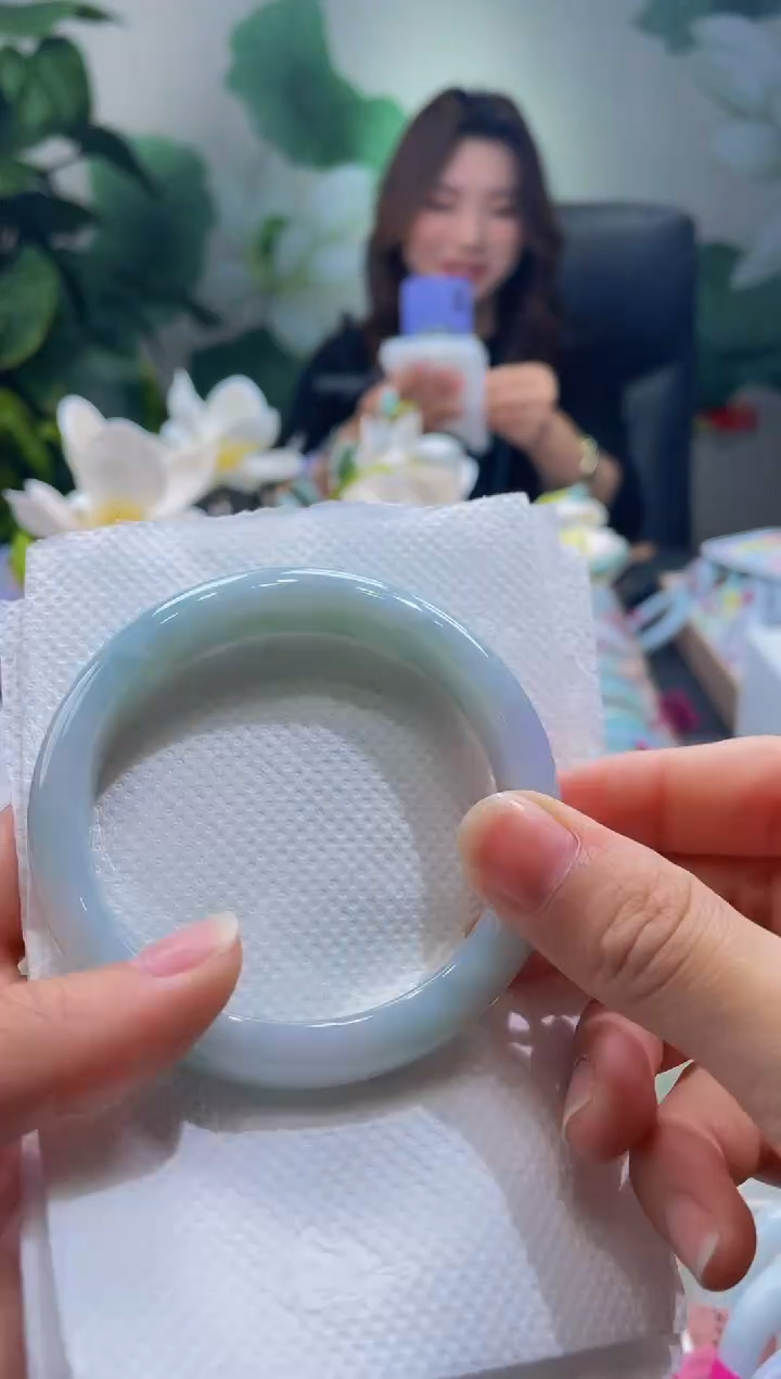 【闪购商品】翡翠未镶嵌手镯022手镯58.7