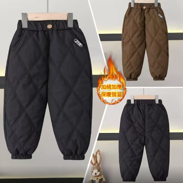 儿童 左（ZTm）加绒休闲裤0045