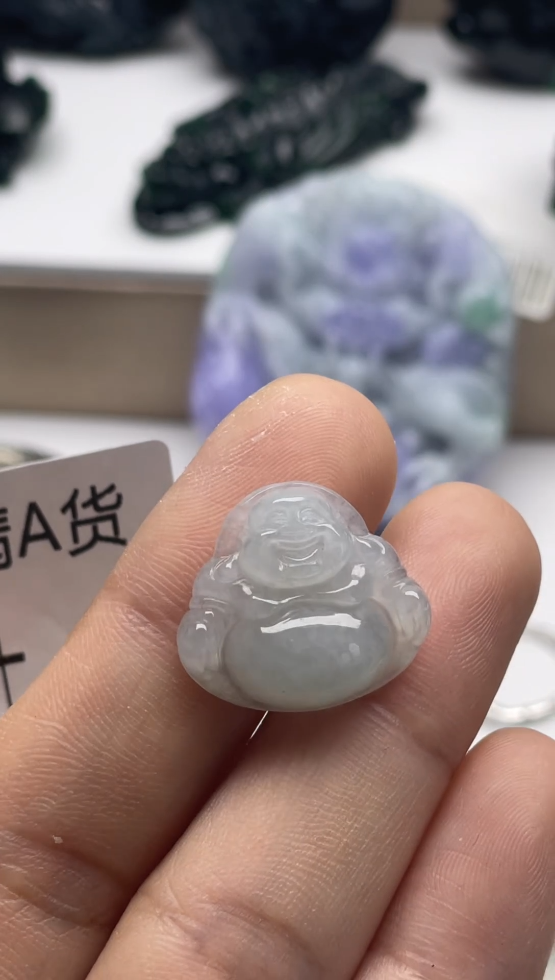 颈饰未镶嵌翡翠纯天然翡翠A货16