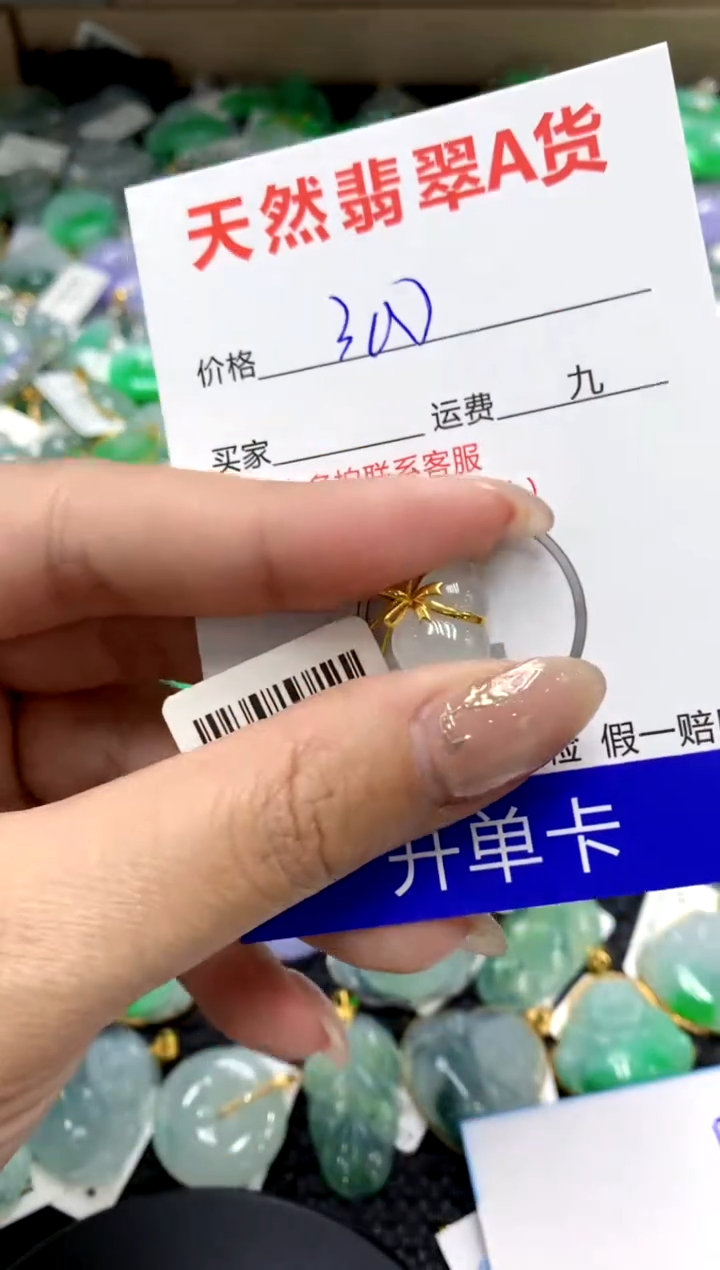 【闪购商品】翡翠颈饰18K金镶嵌1111111111111111