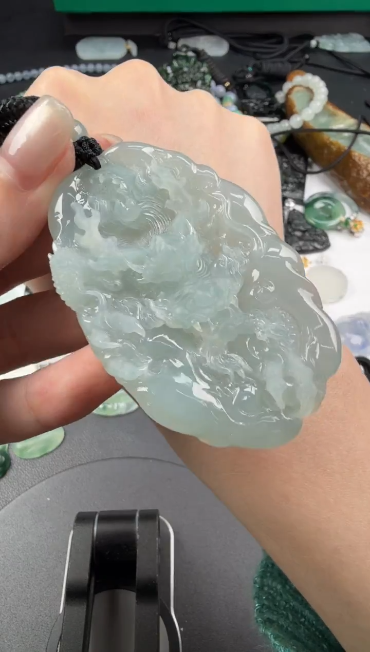 吊坠(不含链)未镶嵌翡翠翡翠饰品-214