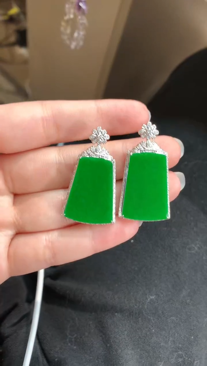 【小袁甄选】翡翠方牌吊坠(不含链)-18K金-多样性发其一PYD29|CXQ21